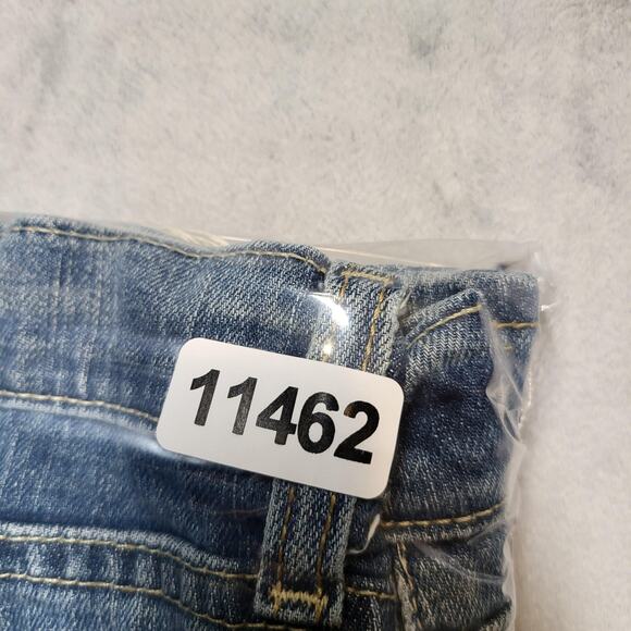 Old Navy Jeans Womens 8 Blue Flare Low Rise Distressed Stretch Paint Splatter - Picture 12 of 12